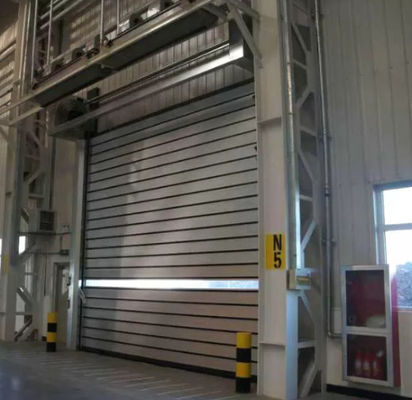 Keamanan Outdoor Desain Modern China Supplier Tahan Angin 40mm High Speed Spiral Door Aluminium Alloy Untuk Outdoor