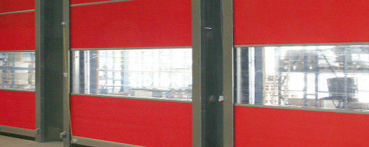 Menggunakan tempe rature-30°C- +70°C Sealed Rapid Roller Doors Door Pvc kuat dan terpercaya