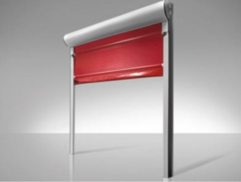 Kecepatan Tinggi PVC Rapid Shutter Roll Up Doors Kekuatan Robek 900 / 800N Efektif Tinggi