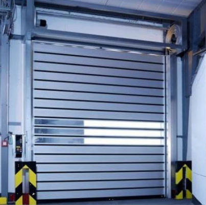 Kecepatan Tinggi PVC Rapid Shutter Roll Up Doors Kekuatan Robek 900 / 800N Efektif Tinggi