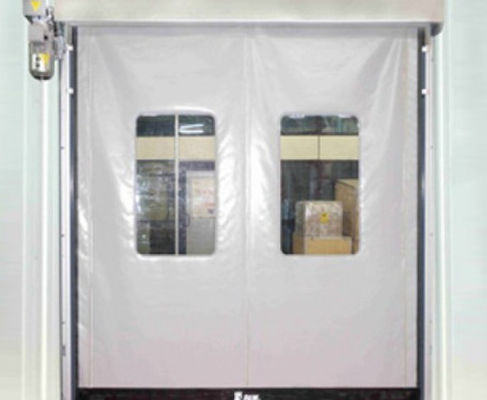 Pintu Rana Bergulir Cepat Industri Otomatis Sensor Foto PVC Ritsleting Berkecepatan Tinggi