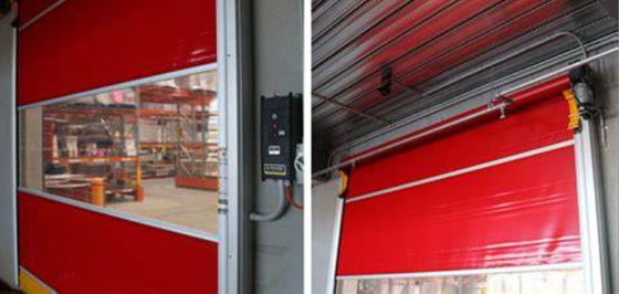 Pintu bergulir cepat kain Roll Up Wind Proof Otomatis 5700/5100N/5m China Manufacturer