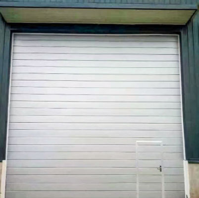 Self Locking Insulated Sectional Doors, Aluminium Panel, Tinggi 450mm 550mm