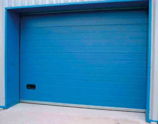 Pintu Garasi Sectional Terisolasi Warna Kustom Pintu Overhead Komersial