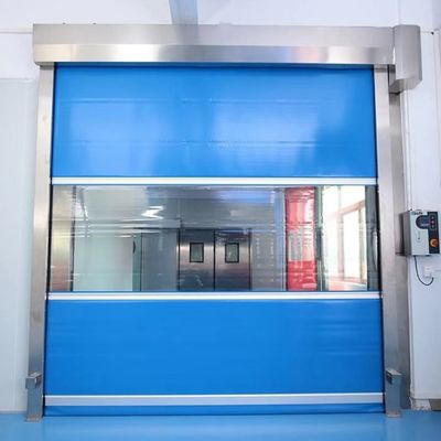 Waterproof Fast Rapid High Speed ​​Rapid Roller Door Insulated PVC Sheet Shutter 2m/S Hot Jual PVC Vertical Clean Room