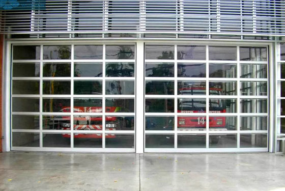 Komersial Vertikal Lifting Insulated Sectional Doors Busa Poliuretan 40/50mm