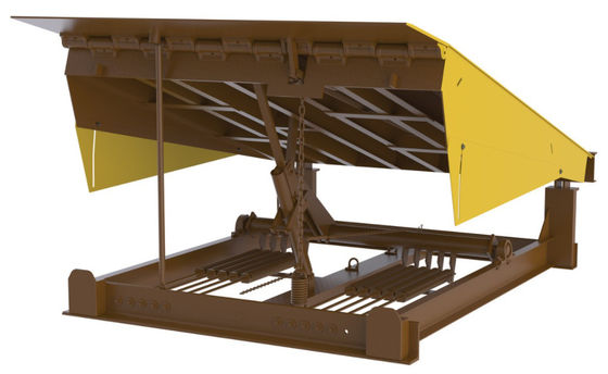 Airbag Pengembung Lift Container Ramp Dock Leveler Loading Dock Ramp Untuk Forklift