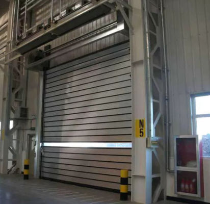 Otomatis Kecepatan Tinggi Pintu Spiral Remote Control Disesuaikan Plant Shutter