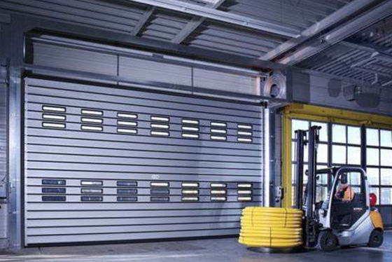 Otomatis Kecepatan Tinggi Pintu Spiral Remote Control Disesuaikan Plant Shutter