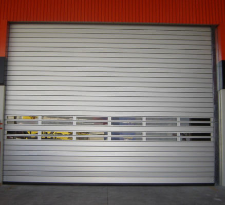 Remote Control Power Coated Roll Up Pintu 220mm Aluminium Slats