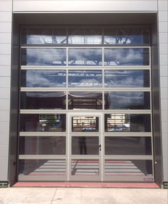 Pintu Bagian Aluminium Overhead Otomatis Dengan Lapisan Serbuk Dan Isolasi
