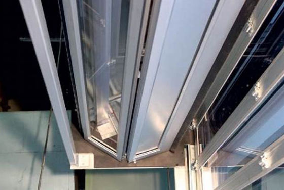 Aluminium Transparan Sistem Keamanan Pintu Spiral Kecepatan Tinggi Vertikal Overhead 220V / 50HZ