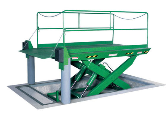 Disesuaikan Electric Dock Door Levelers 300mm Mobile Lifting Boarding