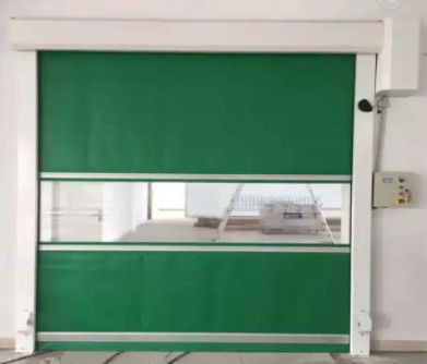 Kecepatan Tinggi Spiral Roller Shutter Pintu Logam Untuk Industri