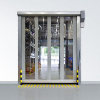 Pintu Rol Cepat Terisolasi Disesuaikan Untuk Industri Zipper Self-Adjusting Room Roll