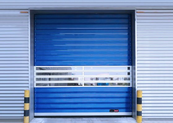 Pintu spiral transparan dengan kecepatan tinggi dengan efisiensi keamanan