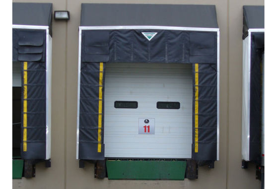 Pvc Karet Loading Dock Shelters Sistem Loading yang Bisa Disesuaikan Desain Modern