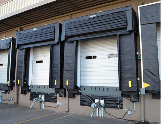 Portabilitas Tinggi Penutup Dock Inflatable Industrial Adjustable Insulated Airtight Sealed Energy Saving
