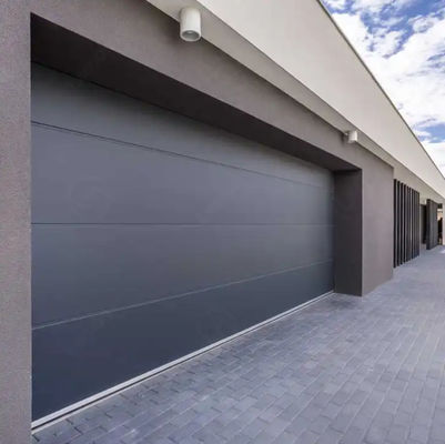 Pintu Bagian Atas yang Disesuaikan dengan Warna Putih dan Pinggir Keamanan Pintu Garasi Bagian Baja Modern Pintu Industri