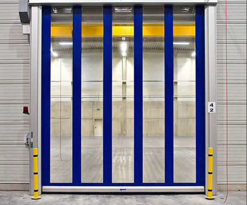 Pintu Rol Cepat yang dapat disesuaikan dengan keamanan tinggi dan ketahanan cuaca Pintu Industri Otomatis Cepat Kain Fleksibel