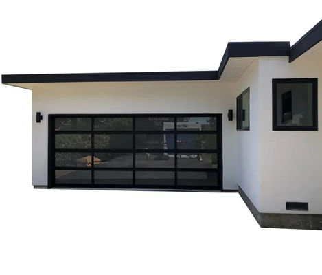 Isolasi Suara Pintu Bagian Aluminium Modern Villa Rumah Garasi Kaca
