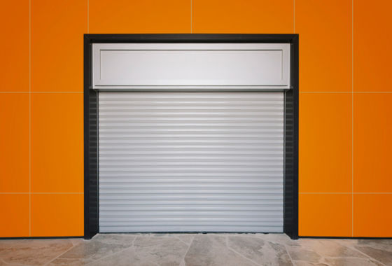 High Security High Speed PVC Roll Up Rapid Shutter Door 304 Stainless Steel Interior Aluminium Zippe