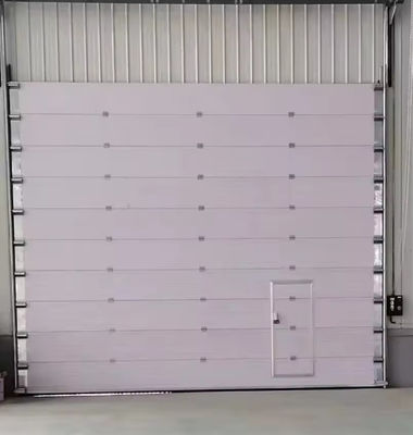 Putih Powder Coated Cuaca Disegel Overhead Bagian Pintu Double kulit Panel Safety Edge Pemasok Pabrik