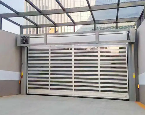 Alloy Aluminium 0,8m/s Kecepatan pembukaan dan penutupan Pabrik Manufaktur Penutup Pintu Kecepatan Tinggi