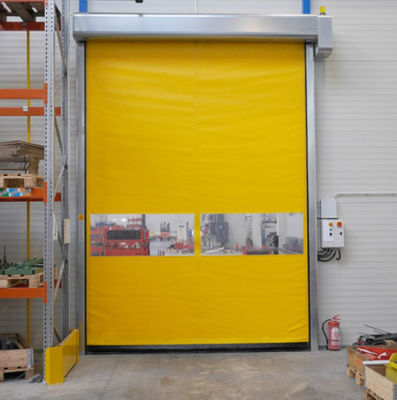 Modern Security Thermal Insulation Rapid Roller Door dengan Reduce Noise dan Weather Resistance Zipper self repair Door