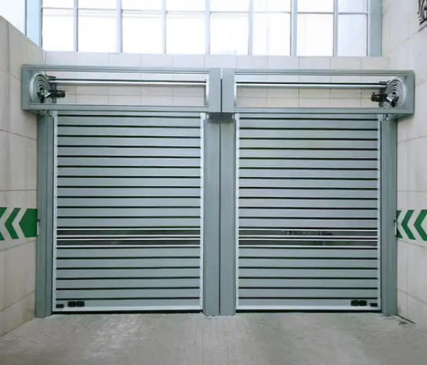PLC dikendalikan kecepatan 220V Power Supply Spiral Pintu Dengan 0,8m/s Penutupan Pabrik Manufaktur Pintu Penutup Otomatis