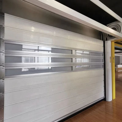 Pintu spiral kecepatan tinggi dengan kontrol PLC pada kecepatan 0,8m / s Sistem keamanan sensor fotoelektrik
