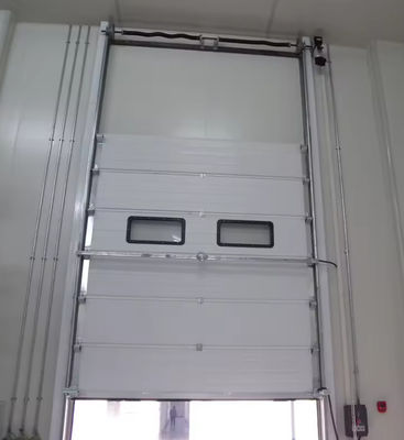 Pintu Seksi Terisolasi Baja Lapis Serbuk dengan Vinyl Weatherstripping dan Pintu Garasi Seksi Aluminium