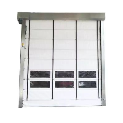 Advanced Security Rapid Roller Door dengan Isolasi Termal dan Desain Weatherproof Modern Zipper Door