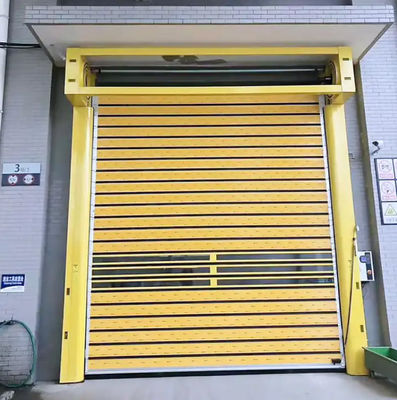 PLC dikendalikan kecepatan spiral pintu dengan 0,8m / s Pembukaan dan penutupan kecepatan di 220V / 50HZ Disesuaikan