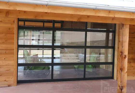 Pintu bagian paduan aluminium kedap suara dengan kaca kaca ganda dan permukaan lapisan bubuk