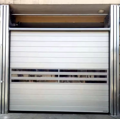 Kecepatan Pintu Spiral dengan 0.8m/s Pembukaan 0.75KW Motor Power Photoelectric Sensor Sistem Keamanan