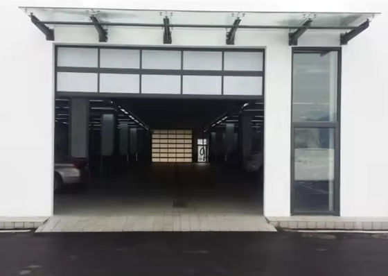 Modern Double Glazing Aluminium Bagian Pintu dengan Isolasi yang sangat baik Produksi profesional Pintu Kaca Warna Brown