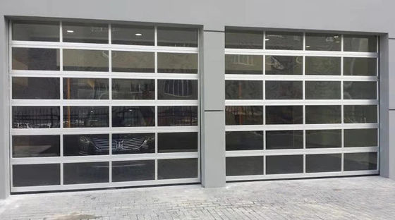 Modern Double Glazing Aluminium Bagian Pintu dengan Isolasi yang sangat baik Produksi profesional Pintu Kaca Warna Brown