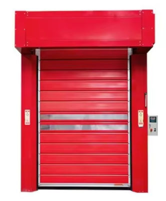 Pintu Spiral Kecepatan Aluminium Dengan Sistem Kontrol PLC 0.75KW Daya Motor Penjualan Langsung Produsen