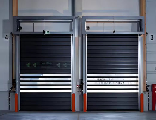 Pintu Spiral Kecepatan Aluminium Dengan Sistem Kontrol PLC 0.75KW Daya Motor Penjualan Langsung Produsen