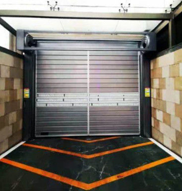 Efisiensi Keamanan Pintu Spiral Aluminium Transparan Kecepatan Tinggi Dengan Sistem Kontrol PLC Pabrik Penjualan Langsung Kecepatan Maksimal 2m/s