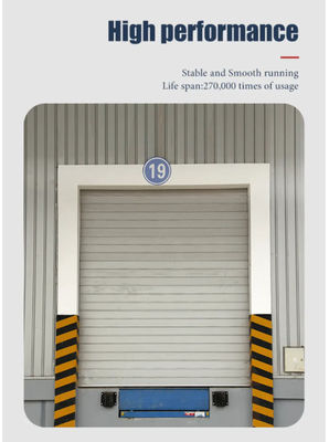 Pintu atas bagian yang dilapisi bubuk dengan isolasi poliuretan Vinyl / Sikat Weatherstripping