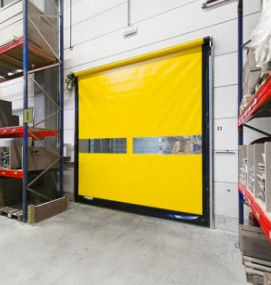 Low Maintenance Thermal Insulation Rapid Roller Door Dengan 304 Stainless Steel Automatic Warehouse Cold Storage