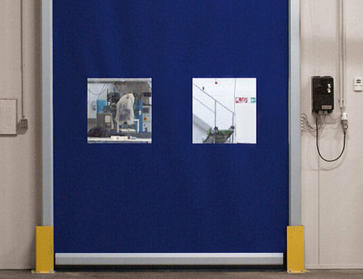 Low Maintenance Rapid Roller Door High Duty Steel Structure Weatherproof High Speed Automatic Logistics Door (Pintu Logistik Otomatis Berkecepatan Tinggi)