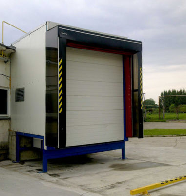 Customized Warehouse PVC Curtain Container Flap Pintu Pelabuhan yang Bisa Ditarik
