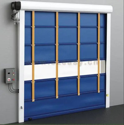 Remote Control Modern Style Pintu Penutup Cepat PVC Dengan Isolasi Termal