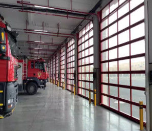 Airtight Aluminium Double Glazing Komersial Grosir Double Insulated Glass Garage Pintu