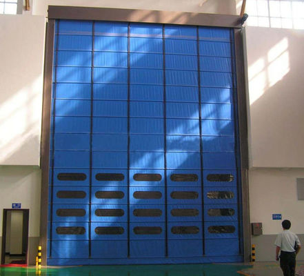 Sensor Otomatis Aluminium Alloy Stainless Steel Track Pintu Roller PVC Cepat Dengan Isolasi dan Keamanan Superior