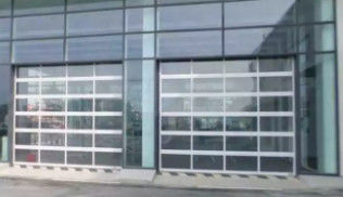 Kelas 3 Watertight Desain Modern Soundproof Aluminium Alloy Kaca Bagian Gerbang Garasi