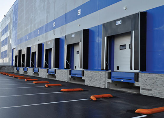 Modern Low Maintenance Mudah Dipasang Galvanized Steel Liner Loading Dock Shelter